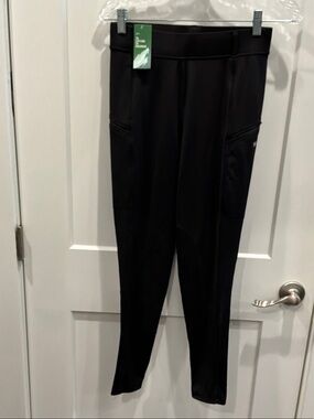 NWT Willit Small Equestrian Riding Tights Horse KneePatch Black Leggings